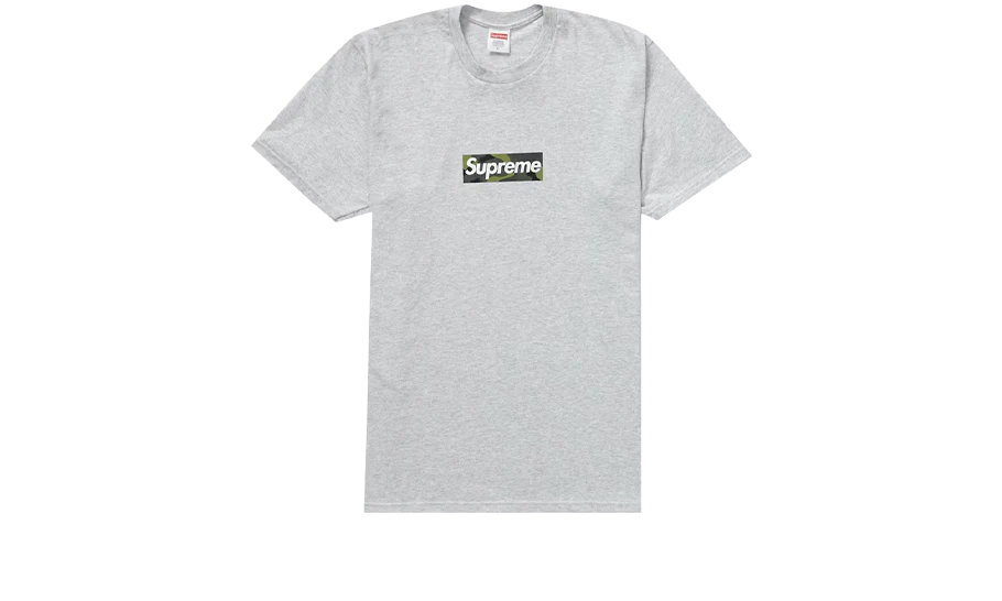 Supreme Box Logo Tee FW23 Ash Grey G ESSE SNEAKERS STORE