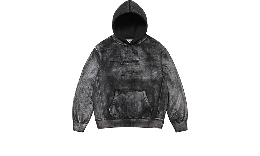 Supreme MM6 Maison Margiela Foil Box Logo Hooded Sweatshirt Black – G-ESSE  SNEAKERS STORE