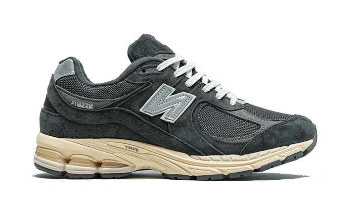 New Balance 2002R Black Dark Grey