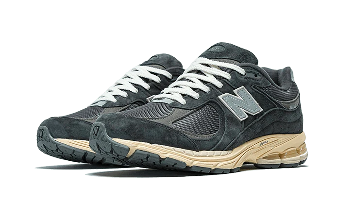 New Balance 2002R Black Dark Grey