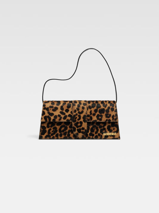 Jacquemus Le Bambino Long Leopard Brown