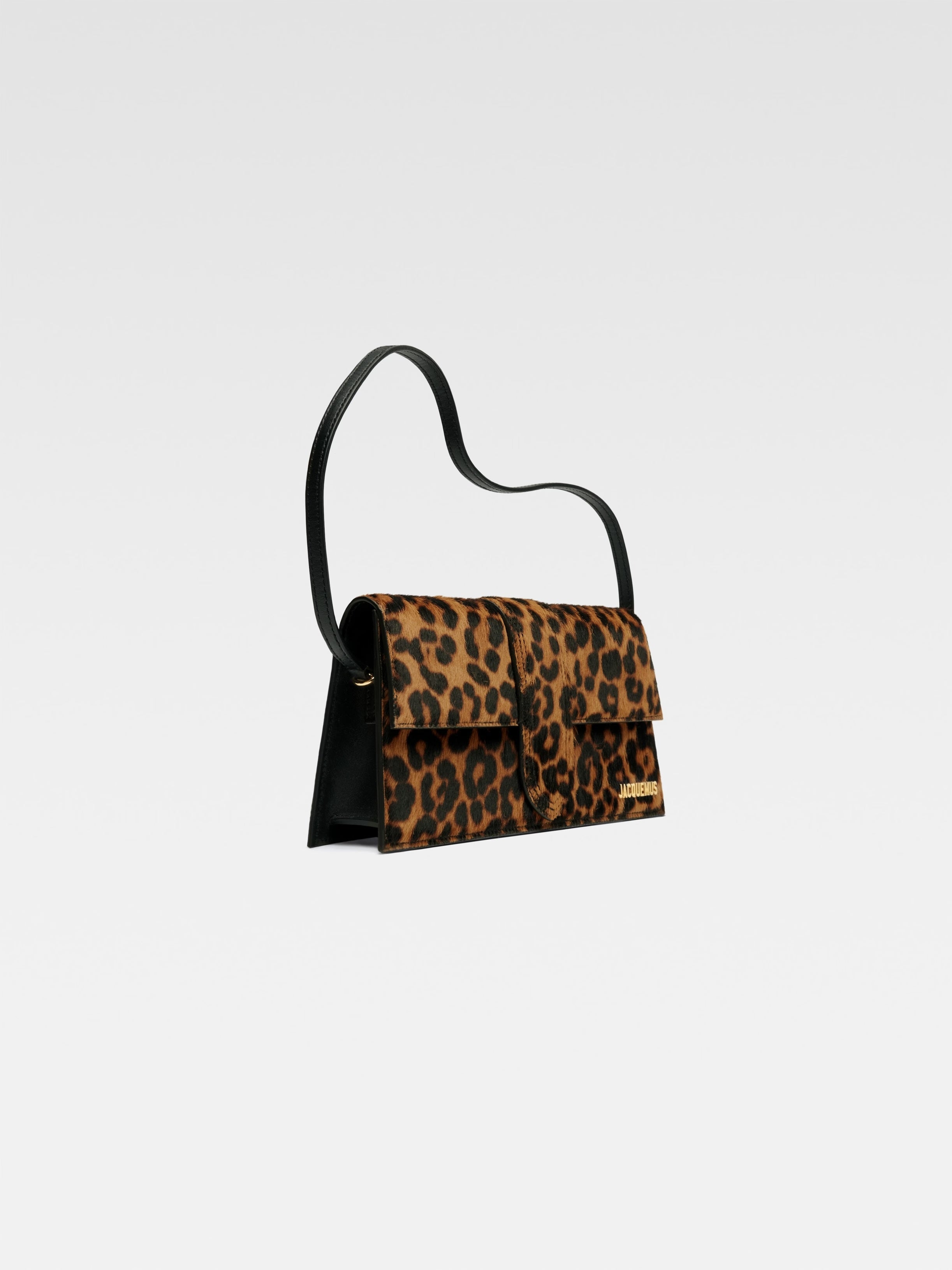 Jacquemus Le Bambino Long Leopard Brown