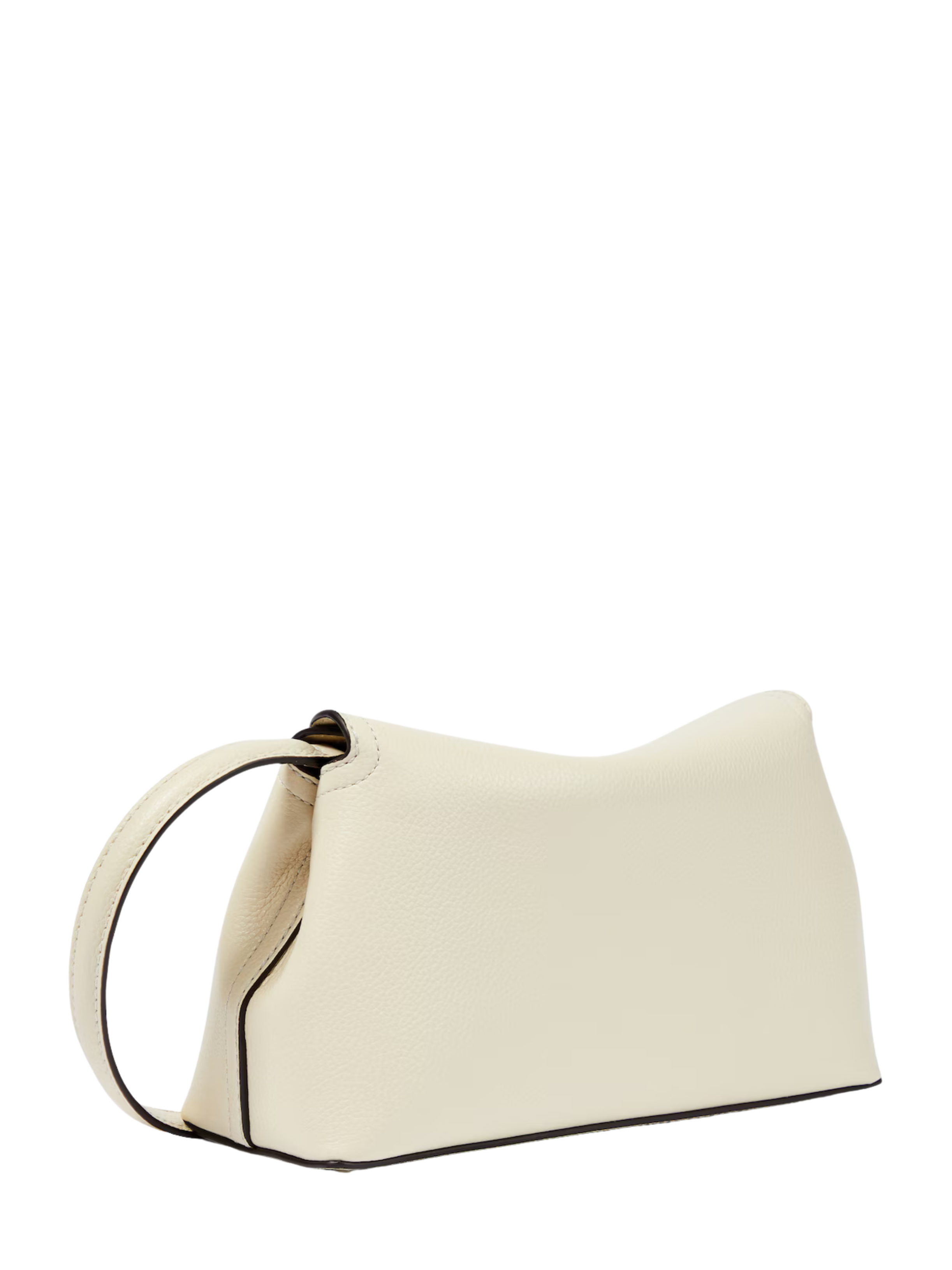 TOTEME Clutch T-Lock Bianco Battuto