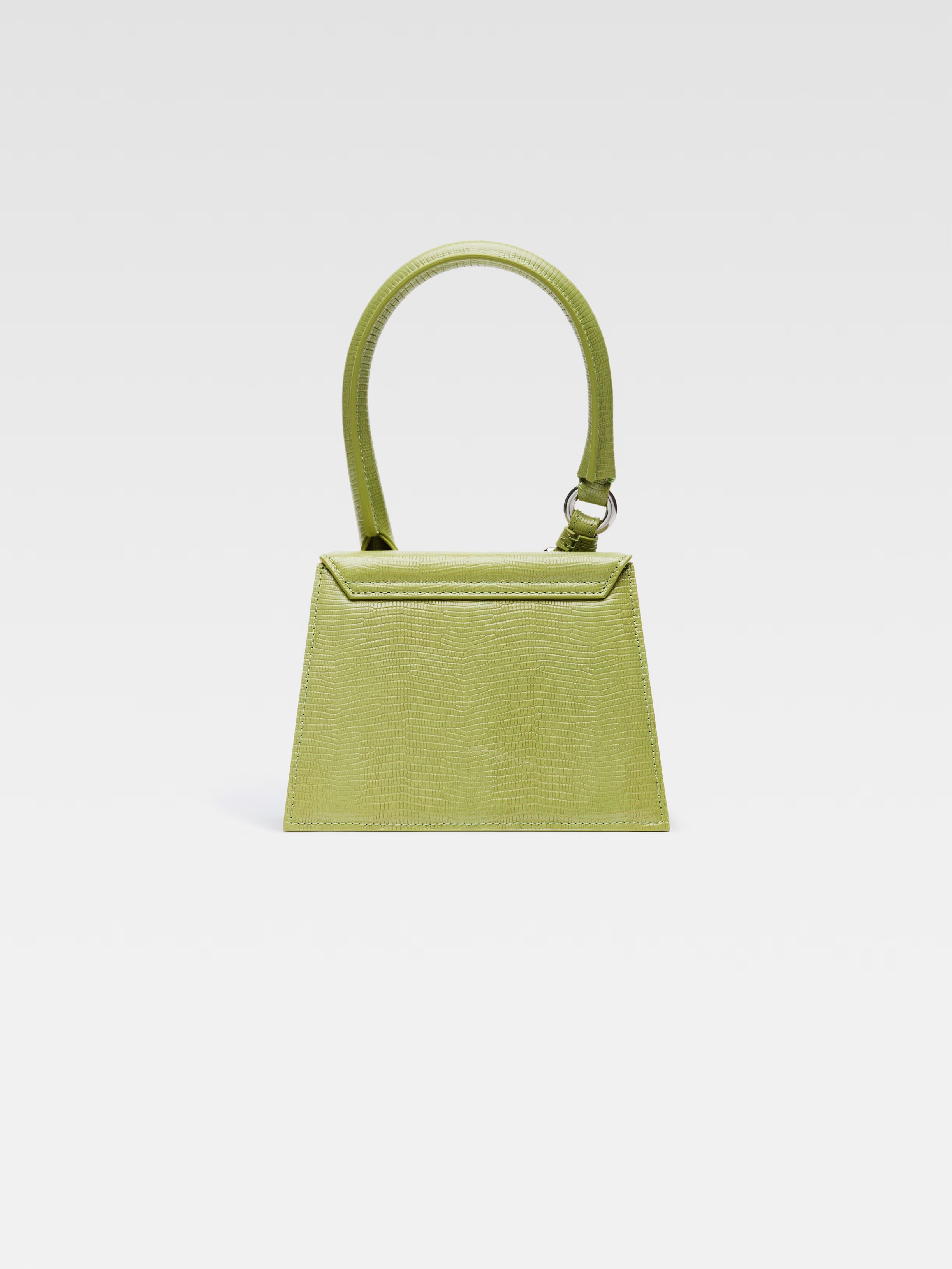 Jacquemus Le Chiquito Moyen Lime Con Fibia