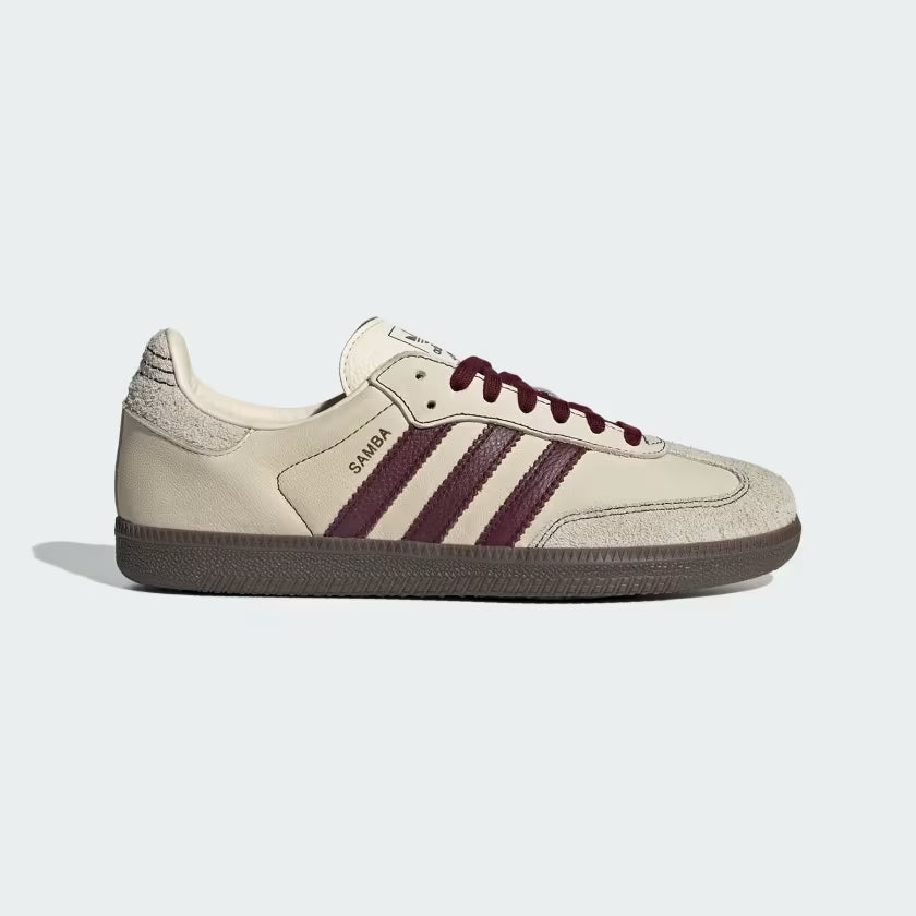 Adidas Samba OG 'Wonder White Maroon' (W)