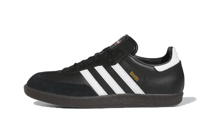 Adidas Samba Leather Black White