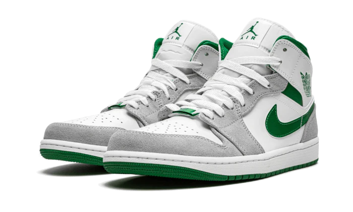 Air Jordan 1 Mid Gray Green