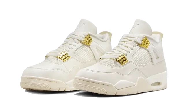 Air Jordan 4 Sail Metallic Gold