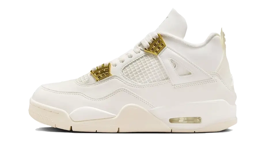 Air Jordan 4 Sail Metallic Gold