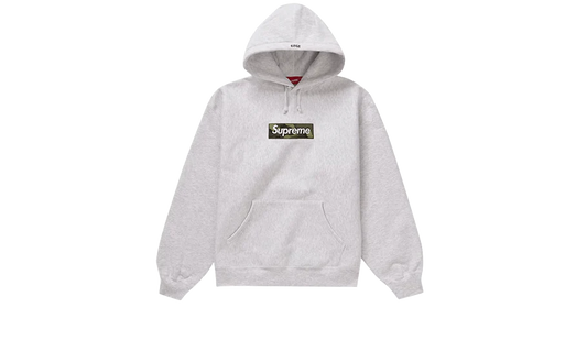 Supreme Box Logo Hooded Sweatshirt (FW23) Ash Grey