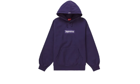 Supreme Box Logo Hooded Sweatshirt (FW23) Dark Purple