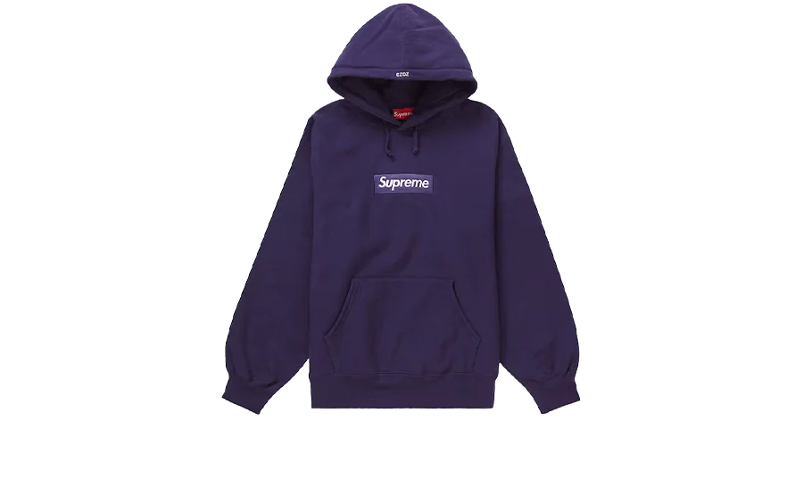 Supreme Box Logo Hooded Sweatshirt (FW23) Dark Purple