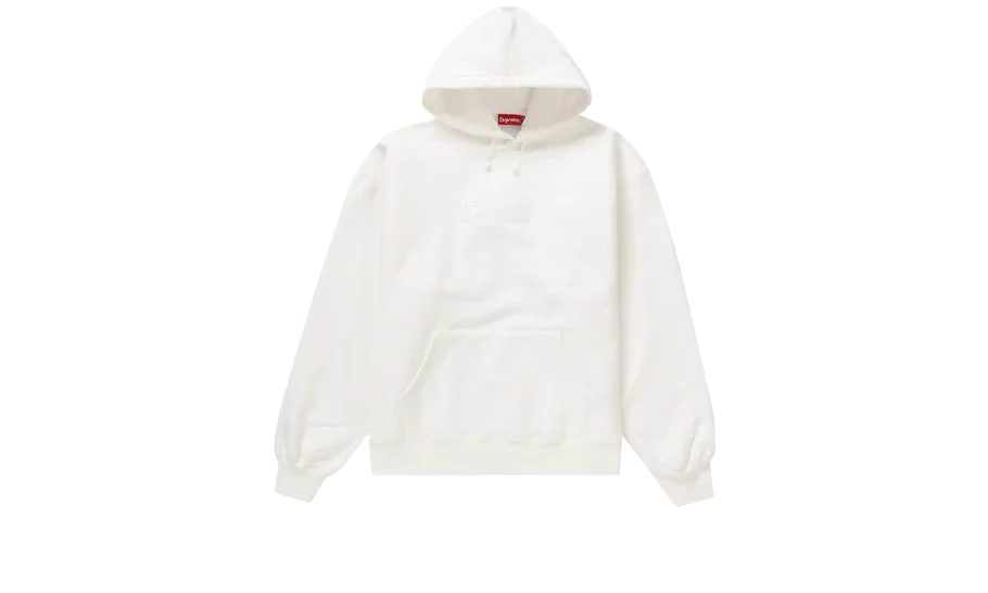 Supreme Box Logo Hooded Sweatshirt (FW23) White