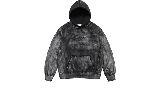 Supreme MM6 Maison Margiela Foil Box Logo Hooded Sweatshirt Black